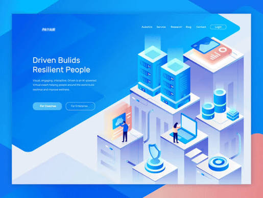Server Hosting Animation Header Concept by Permadi Satria Dewanto for  Plainthing Studio on Dribbble