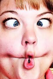 Man with funny face over gray background. 20 Funny Looking Faces Ideas Funny Funny Faces Funny Pictures