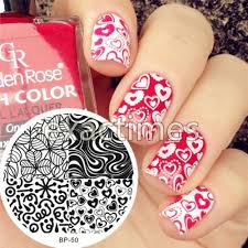 Includes softening soak, nail reshaping, buffing, cuticle care. Born Pretty Bp50 Heart Leave Texture Nail Art Stamping Template Image Plate Nail Art Stamping Plates Nail Art Images Pretty Nail Art