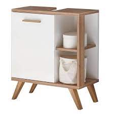 Badezimmer bad schrank waschbecken unterschrank. Badezimmer Waschbecken Unterschrank Malanje 66 In Weiss Glanzend Rivi