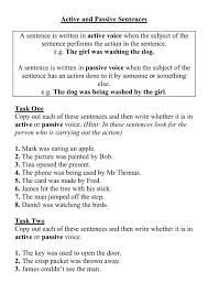He monkey and jealous is a fun children's play script. Active And Passive Sentences A Sentence Is Written In Active Voice