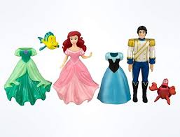 Disney Parks The Little Mermaid Ariel Princess Dress Up Doll Figure Set Disney Princess Dress Up Disney Princess Dresses Princess Dress Up