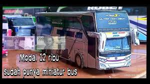 Pola papercraft bus jetbus 3. Cara Membuat Miniatur Bus Dari Kertas Foto Papercraft Bus Indonesia Youtube