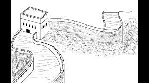 Drawing pictures of the great wall of china. How To Draw The Great Wall Of China In Ms Paint Wall Of China For Beginners Step Y Step Youtube