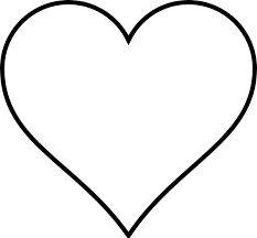 Large Heart Template Printable Black And White Heart Clip Art Heart Patterns Printable Heart Template Chrismons