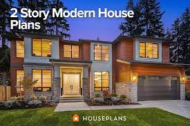 2 Story Modern House Plans Houseplans