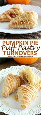 An Easy Thanksgiving Dessert Made With Puff Pastry These Pumpkin Puffy Pastry Turnovers Are Per Puff Pastry Recipes Thanksgiving Desserts Easy Pumpkin Recipes