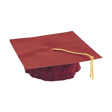 Burgundy Cardboard Graduation Caps Discontinued Graduation Cap Preschool Graduation Party Graduation Party Supplies