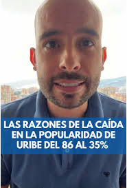 Caída de la popularidad de Uribe del 86 al 35%