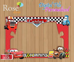 Cars Marco Foto Carro Fiesta Fiesta Tematica De Carros Photo Booths Cars Cumpleanos Cars Selfie Frame Cars Birthday Parties Cars Birthday Foto Cars