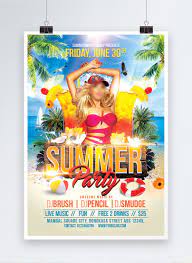 If you ever needed an excuse to celebrate summer and soak in some sun, we've got you covered. Odern Summer Bash Party Poster Template Image Picture Free Download 450013407 Lovepik Com