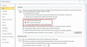 Log in to your google workspace admin account at how to add a read receipt in gmail. Outlook 2019 2016 Turn On Delivery Reciept