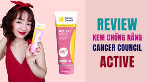 Shop from a range of innovative formulations to suit every lifestyle. Review Kem Chá»'ng Náº¯ng Cancer Council Active Sunscreen Spf50 Youtube