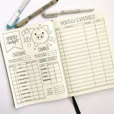 Bullet Journal Budget And Finance Tracker By Cardigansandchamomile Financeimages Bullet Journal Budget Finance Bullet Journal Planner Bullet Journal