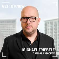 We are Human by Design at Perkins Eastman and today we're highlighting  Senior Associate Michael Friebele. “Design should embody a collective and  personal curiosity. A design culture can elevate our clients' visions