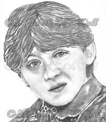 Charcoal Fan Art of Harry Potter Characters