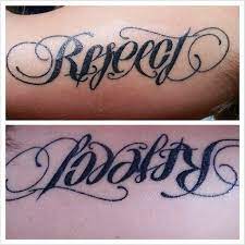 The original tattoo site est. Respect Loyalty Tattoos On Biceps Loyalty Tattoo Ambigram Tattoo Tattoo Designs