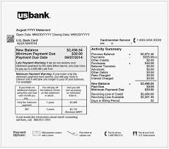 Contact your credit card issuer's customer service call your credit card's customer service using the phone number on the back of your credit card. Us Bank Statement Template Inspirational Usbank Statement Template Bank Statement Template Bank Statement