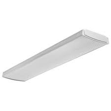 Lithonia Lighting 4 Ft Flush Mount Ceiling White Led Wraparound Light Pallet Of 28 Lbl4 Qty28 The Home Depot