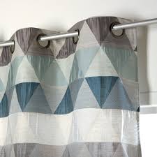 Rideau Santiago Bleu L 135 X H 250 Cm Rideaux Voilage Bleu Rideaux Bleus