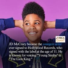 J.D. McCrary: The Youngest Artist to Make Disney History At just 11 years  old, J.D. McCrary shattered records by becoming the youngest artist ever  signed to Hollywood Records. Although China Anne McClain