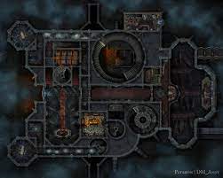 Castle Ravenloft - Court of the Count - Battlemap by DM Andy [50x40] :  rCurseofStrahd