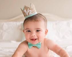 Birthday Crown For Baby Boy Half Birthday Boy Crown 1 2 Birthday Boy Crown Hat Half Etsy 2nd Birthday Boys Half Birthday Boy Crown