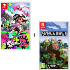 Vous devrez obtenir des ressources pour créer des armes et des armures pour survivre aux. Pack 2 Jeux Switch Splatoon 2 Minecraft Cdiscount Jeux Video