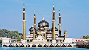Struktur utama diperbuat daripada besi, kaca dan kristal. Masjid Kristal Malaysia Gana Islamika