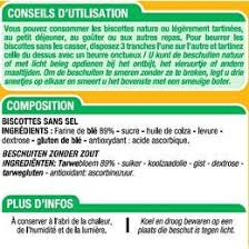Cora Biscotte Sans Sel X36 Supermarches Match