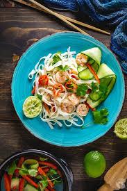 This vibrant glass noodle salad boasts big flavor for minimal ingredients. Thai Noodle Salad Recipe With Shrimp And Vegetables