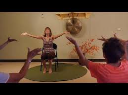 Happy Together A Chair Yoga Dance We All Can Do Together With Sherry Zak Morris Youtube Chair Yoga Yoga For Kids Partner Yoga