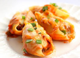 фаршированные макароны ракушки с фаршем в духовке рецепт с фото Rakushki Konkiloni Farshirovannye Kurinym Farshem Recept S Foto Poshagovo