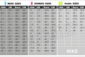 37 nike shoes size chart japan uk size chart women dhoes