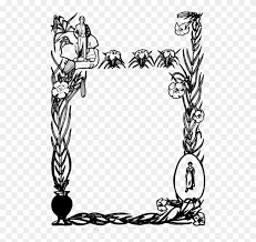 Mari kita bahasa lebih lengkap. Logo Picture Frames Ornament Decorative Arts Vignette Bingkai Undangan Hitam Putih Clipart 411362 Pinclipart