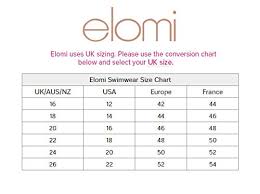 Elomi Womens Abstract Underwire Swimsuit With Moulded Cups