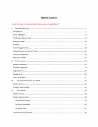 Here's what your standard table of contents looks like Mobile App Business Plan Template Sample Pages Black Box Business Plans