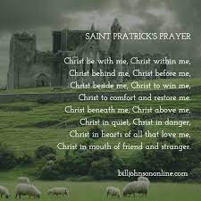 Saint Patrick S Prayer A Portion From St Patrick S Breastplate