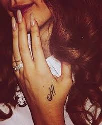 Letters M Tattoos Hand Tattoos Letter M Tattoos