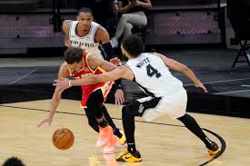 These stories have been specially selected from today's media. San Antonio Vs Atlanta Final Score Spurs Can T Get Over The Hump Against Hawks Lose 134 129 In 2ot Pounding The Rock