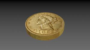 Coin 3d Model Obj Blend Fbx Coins 3d Model Robot Leg