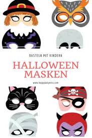 Halloween Kinder Masken To Make Yourself Free Diy Instructions Crafts For Teens In 2020 Halloween Masken Basteln Halloween Kinder Faschingsmasken Basteln