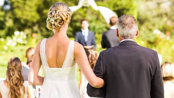 He dreamed of the day his stepdaughter would call him dad - but he never  expected it to be this day 😭 #stepdad #wedding #family