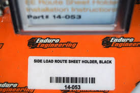 Enduro Engineering Side Load Route Sheet Holder Black Dual Sport 14 053