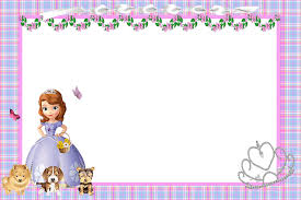 Sofia the first party ideas there are thousand inspiration for sofia the first party theme but don't worry we've already summarised some ideas which might it's the iconic ! Sofia The First Free Printable Invitations Or Photo Frames Oh My Fiesta In English