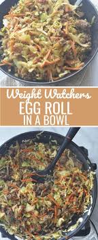 Weight watchers egg roll in a bowl. Pin On Weight Watcher Recipes
