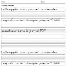 Check spelling or type a new query. Des Generateurs De Feuilles Sur Mesure Et Modeles D Ecriture Classetice 1d