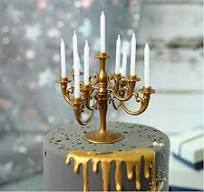 Amazon.com: CheeseandU Mini soporte de plástico para velas ...