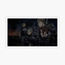 Multicolored attack on titans digital wallpaper, attack on titan eren jaeger digital wallpaper. Sasha Blouse Stickers Redbubble