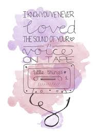 Just like this synth it's the little things. The Secret Hideout One Direction Songs One Direction Quotes One Direction Lyrics